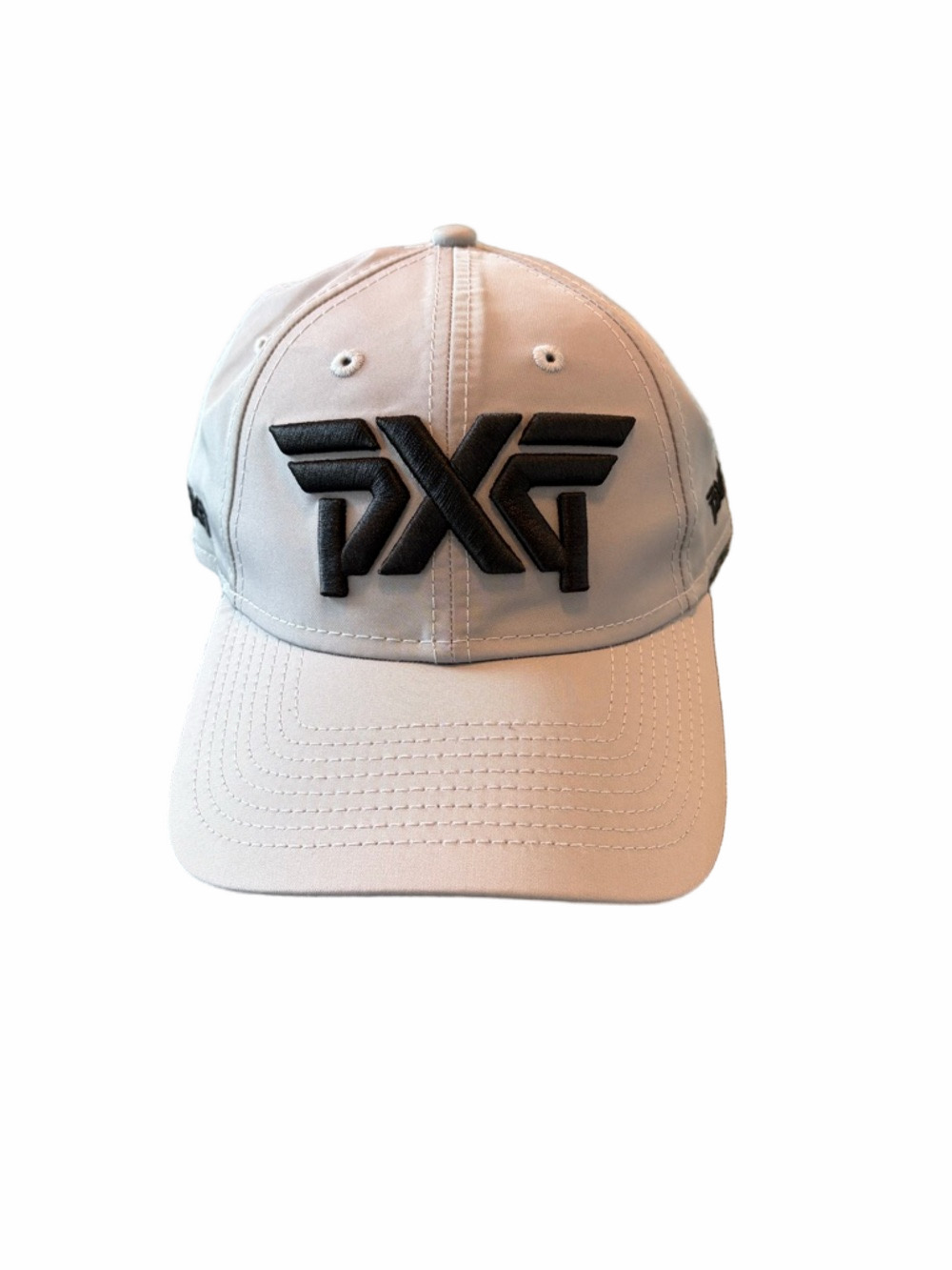 NWT PXG Light Gray Cap with Black Raised Logo OS